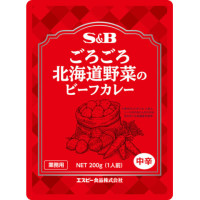 SB食品　ごろごろ北海道野菜のビーフカレー　200g