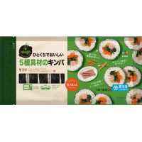 【特価】CJジャパン　bibigoひとくちでおいしい5種具材のキンパ　250g(1本10切れ)