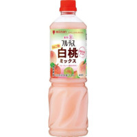 【4/11切替】mizkan　業務用フルーティス りんご酢白桃ミックス　1000ml
