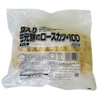 【ポイント2倍】四国日清食品　袋入り三元豚のロースカツ(100)　800g(8個)<切替予定>