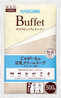 じゃがいもの豆乳クリームスープ