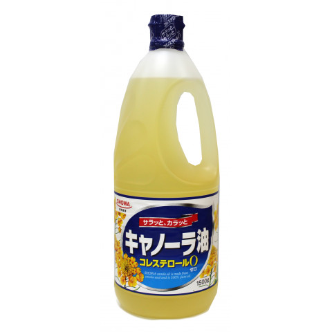 昭和産業 キャノーラ油 1500g アミカネットショップ本店