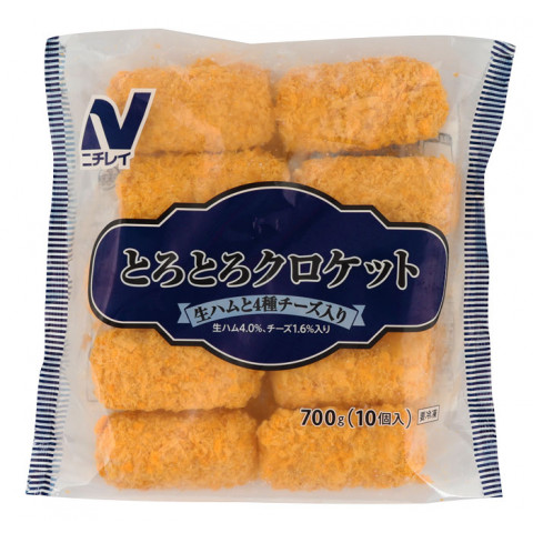 ニチレイ とろとろクロケット生ハムと4種チーズ入り 700g(10個)<終売> | アミカ ネットショップ本店