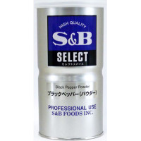 SB食品　セレクト ブラックペッパーパウダーL缶　370g