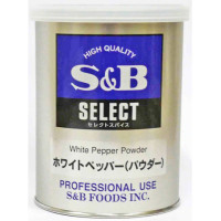 SB食品　ホワイトペッパーパウダー(Ｍ缶)　210g
