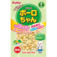 【ペットフード】【犬用・おやつ】ペティオ　体にうれしい ボーロちゃん 野菜Mix　130g
