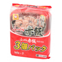 東洋水産　マルちゃん ふっくらお赤飯(3個パック)　160g×3