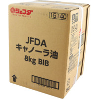 【ポイント2倍】ジェフダ　キャノーラ油 BIB　8kg