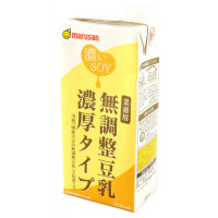 マルサン　無調整豆乳(濃厚タイプ)　1L