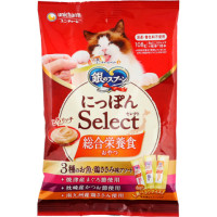 【ペットフード】ユニ・チャーム　三ツ星グルメ 総合栄養食とろリッチ 3種のお魚・鶏ささみ味アソート　108g(6g×約18)