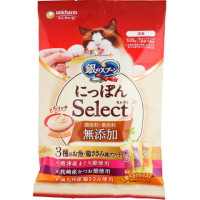 【ペットフード】ユニ・チャーム　三ツ星グルメ 無添加 とろリッチ 3種のお魚・鶏ささみ味アソート　108g(6g×約18)