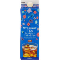 【5/2切替】GSフード　ストレートティー加糖　1000ml