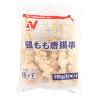 【ポイント10倍】ニチレイ　鶏もも唐揚串　650g(10本)