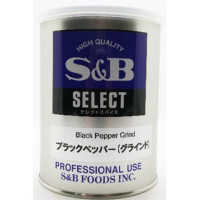 SB食品　セレクト ブラックペッパー グラインドM缶　210g