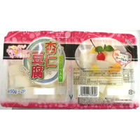 アイエーフーズ　ナタデココ入り杏仁豆腐Wパック　450g×2<ケース販売・取り寄せ商品>