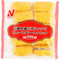 【ポイント5倍】ニチレイ　宮城県蔵王産ミルクのとろ～りクリームコロッケ(かに入り)　700g(10個)