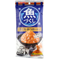 【5/23追加】【ペットフード】いなば　魚づくし まぐろ・かつお いか入り　60g×3