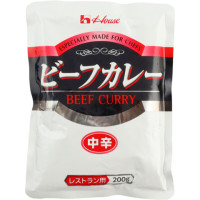 ハウス食品　ビーフカレー(中辛)　200g