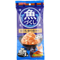 【ポイント5倍】【ペットフード】いなば　魚づくし まぐろ・かつお 貝柱入り　60g×3